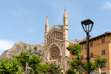 Església de Sant Bartomeu St. Bartholomäus in Sóller auf Mallorca Spanien