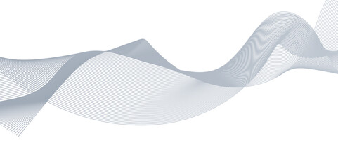 Vector flow blend carve wave futuristic technology stripe line isolated on white carve line background. seamless wave pattern glowing science flowing line graphic template background.