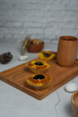 I love food styling and I created a traditional Indonesian blueberry pie.