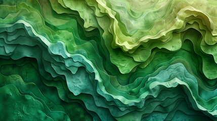 Obraz premium Nature-inspired eco background with green abstract design.