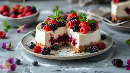 Delicious Berry Cheesecake A Sweet Treat for Any Occasion