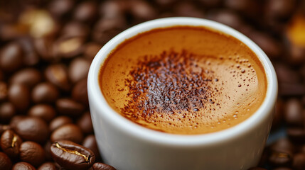 Obraz premium Espresso is a strong, concentrated coffee shot