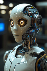 A microchip in a robot companion's core. radiating warmth and loyalty. 