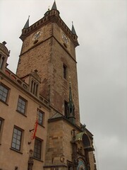 Czech Republic, Prague, Christmas, city, capital, holiday, streets, people, architecture, temples, bridge, river, snow, forest, travel, excursion, tiled roofs, antiquity, attractions, monument