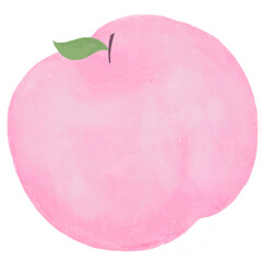 peach illustration. peach sketch, peach Drawing Images, fresh peach.Fresh peach crayon illustration,hand drawing