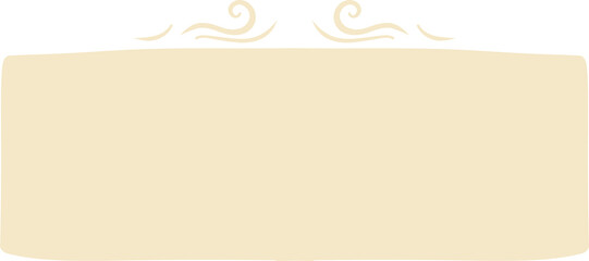  Exquisite decorative frame with swirls decoration.