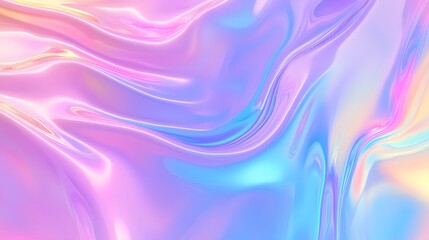 Abstract Liquid Swirls in Pastel Colors