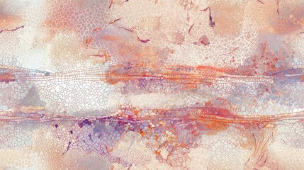 Fototapeta premium Ethereal Elegance: Dragonfly Body Pattern with Nature-Inspired Textures and Colors