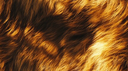 Naklejka premium Regal Lion's Fur: Minimalistic Representation of Strength and Majesty in Rich Colors and Soft Textures