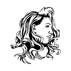 Beauty woman illustration PNG