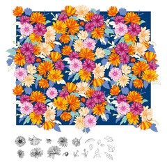 Floral Pattern 01 (花柄)