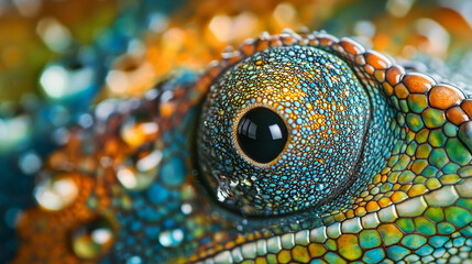 Fototapeta premium A feast of natural colors, generative AI