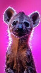 Obraz premium Cute Hyena Pup Portrait.