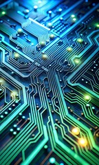 circuit board, microchip, processor, electronics, technology, hardware, semiconductor, integrated circuit, PCB, digital, electronic components, tech background, abstract technology, futuristic