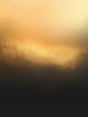 Obraz premium Blurred color gradient dark grey and gold grainy abstract background.