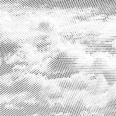 Vector Halftone Pattern. Set of Dots. Dotted Texture on White Background. Overlay Grunge Template. Distress Linear Design. Fade Monochrome Points. Pop Art Backdrop.