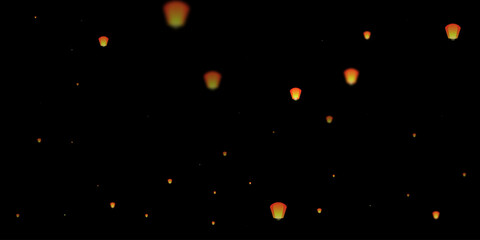 Yi peng festival card.