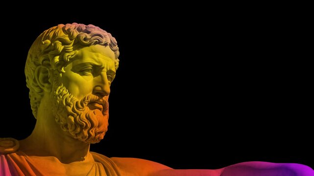 Stoic Greek Philosopher Statue