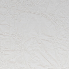 Texture Of Crumpled White Paper