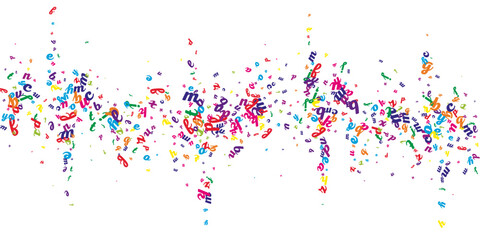 Concept of school background. Colorful childish