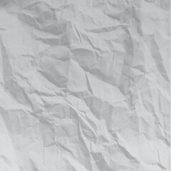 Texture Of Crumpled White Paper