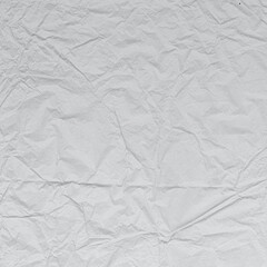 Texture Of Crumpled White Paper