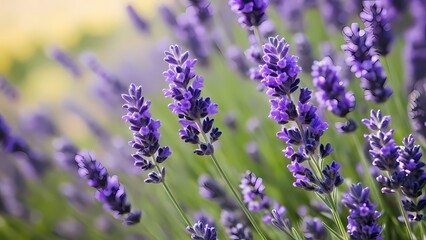 Obraz premium lavender flowers in the field