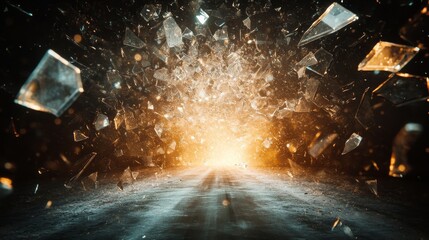 Breaking Through Barriers Represented by Shattered Glass Ceiling