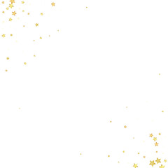 Magic stars vector overlay.  Gold stars scattered
