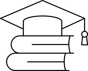 Education simple thin line icons. E-learning, tutorial, distance learning, video and audio courses collection. Academy, school, college, student. Vector illustration.