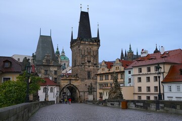 Obraz premium charles bridge view