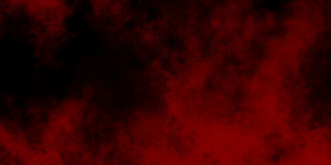 Red smoke texture on black background. Dust red cloud with particles with dirt, cigarette smoke, smog, soil and sand particles. Vector illustration, fog vapor over ground or water surface, magic haze.