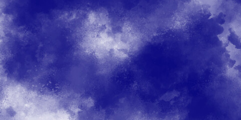 Modern Light sky-blue shades watercolor background. Grunge smog texture. blue sky with clouds.  light and bright shiny soft sky blue watercolor painted texture background. 