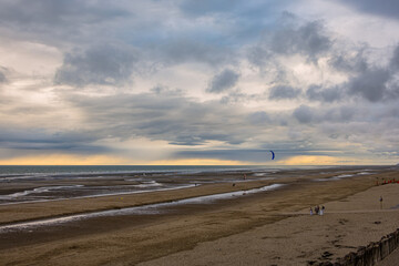 La plage du Touquet à marée basse