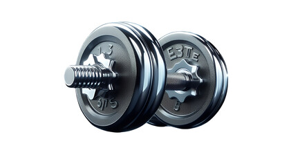 Obraz premium dumbbell isolated on white background