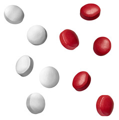 white red pill medical drug medication