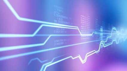 Fototapeta premium The global cryptocurrency fintech business banner concept is low polygon and arranged