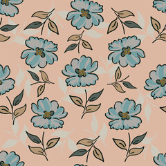 pattern, seamless, flower, floral, wallpaper, vector, ornament, decoration, design, leaf, vintage, illustration, texture, art, decor, textile, nature, damask, fabric, ornate, retro, style, 