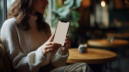Glitch art image of a woman sitting at a cafe.