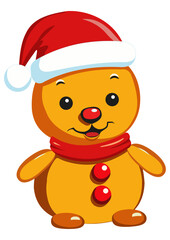 Teddy Bear in Santa's hat