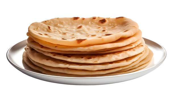 Roti png indian roti png handmade roti png parata png roti parata png indian flat bread png pile of roti png roti with pile png roti with stack png roti plate with vegetable png, roti transparent bg.