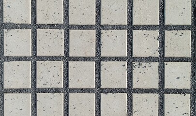 Nawierzchnia drogi z kostki betonowej.  © WalDec