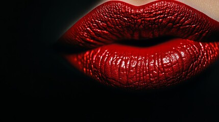 Fototapeta premium A red lipstick kiss mark, like a digital emoji.