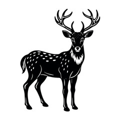 deer silhouette vector