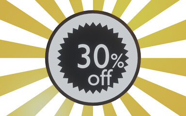 30 percent of promotion