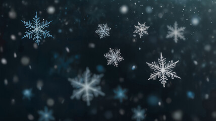 Christmas snowflake background
