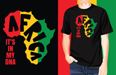 Africa in my DNA t-shirt
