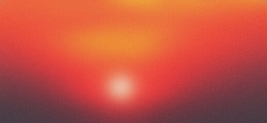 Red blurred sunset texture with noises