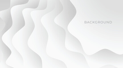 Soft Neomorphic White Background: Minimal abstract wallpaper, template design, cover design