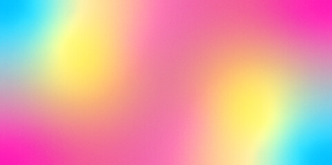 Abstract colorful bright spots gradient background .Vector backdrop for your design .Holographic background rainbow colors gradient shades .multicolor,Rough, grain, noise,grungy.Template. 